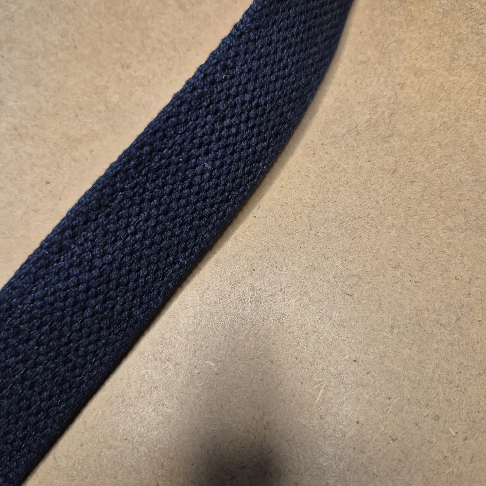 Vineyard Vines Kids Blue and Brown Belt with Gold Buckle